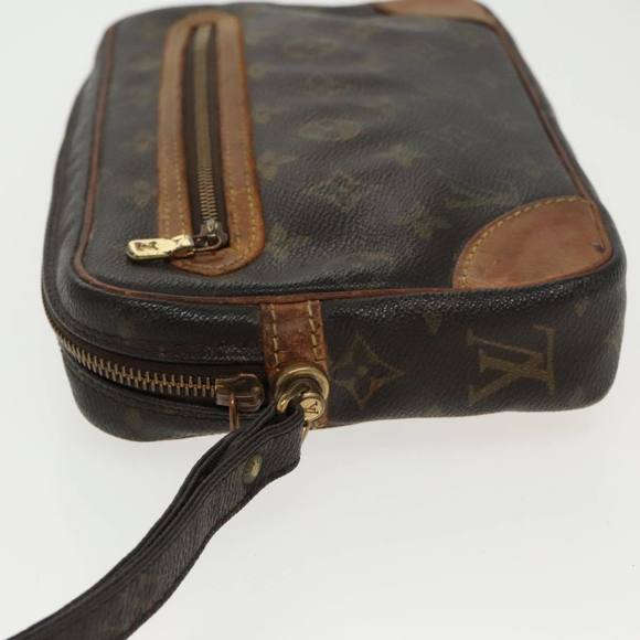 LOUIS VUITTON Monogram Marly Dragonne GM Clutch Bag M51825 LV Auth 96536 - Picture 4 of 16